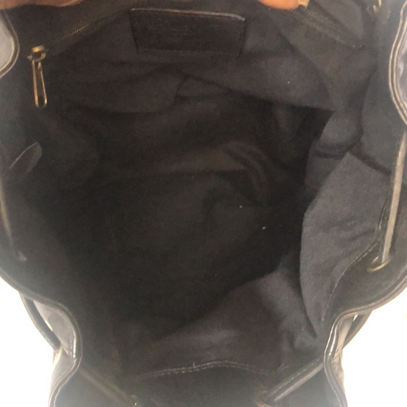 PRIVATE STASH BY SHARMASTER Leather Company black leather backpack. - Picture 13 of 14